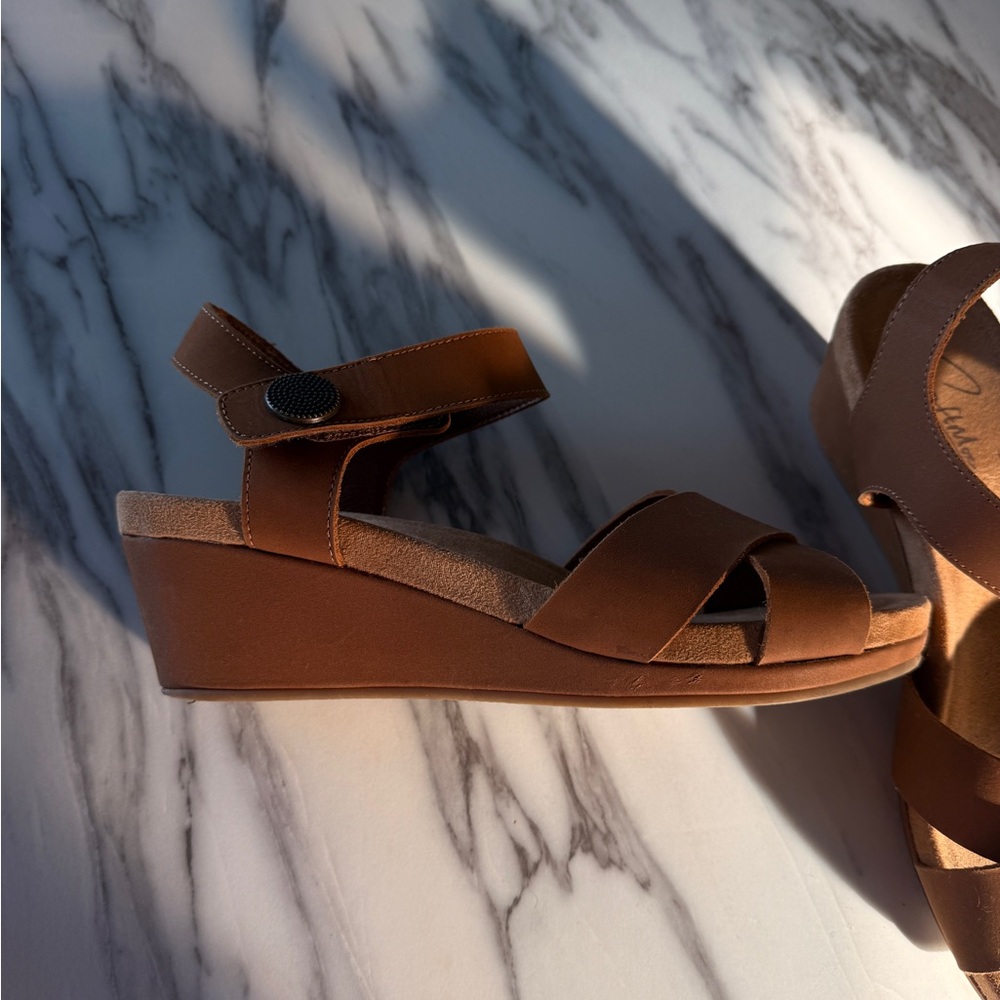 Leather wedges - Picture 4 of 7